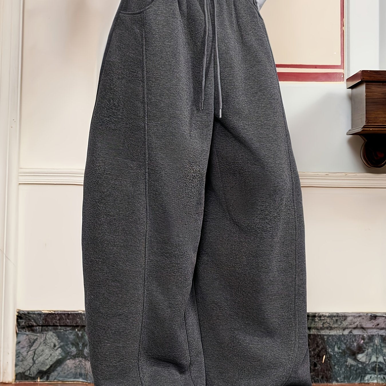 Herren Weite Jogginghose Relaxed Fit Streetstyle