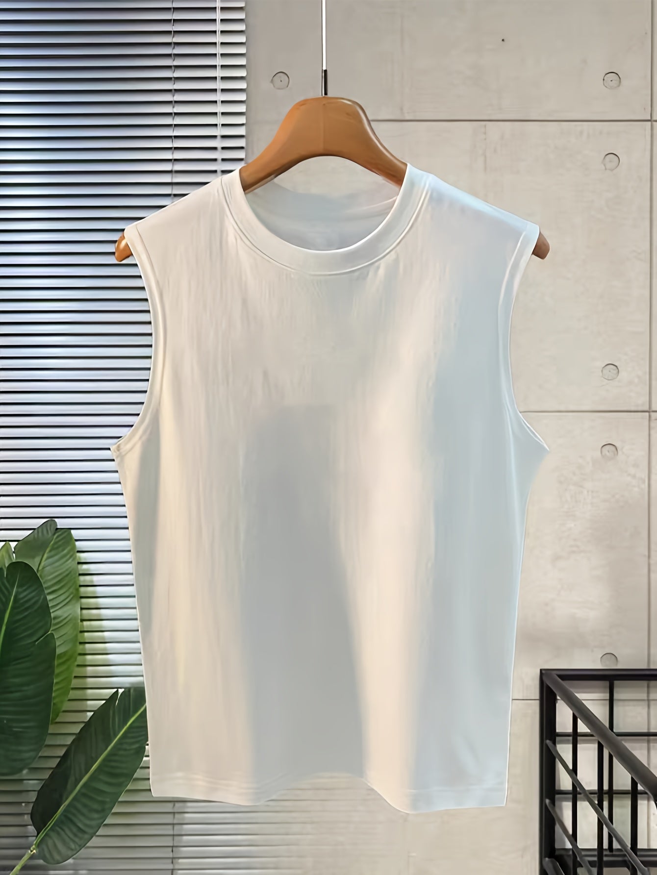 Herren Basic Muskelshirt Ärmellos – Lockeres Freizeit-Tanktop für Sport & Alltag