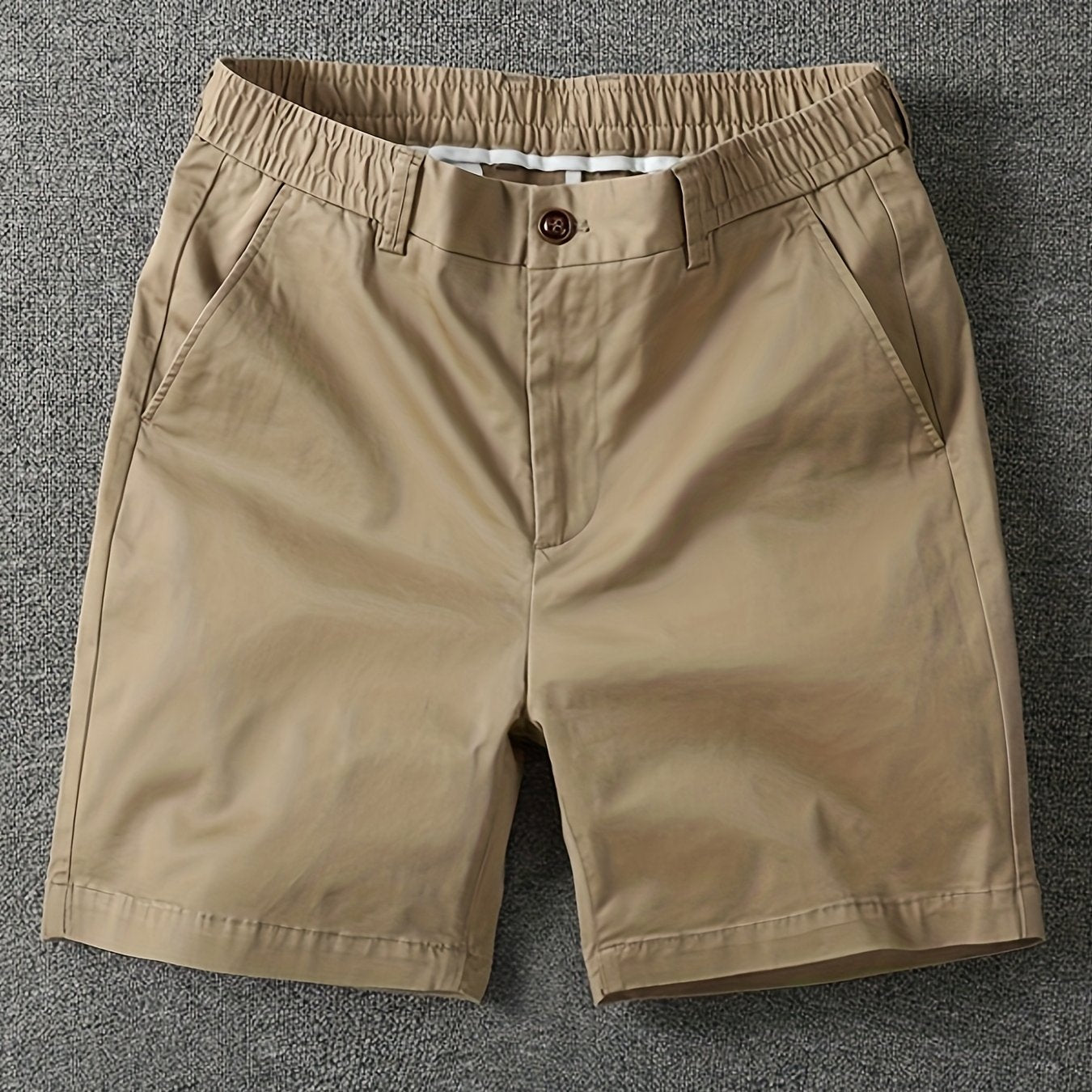 Summer Micro-elastic Casual Shorts, Four-tenths Length Shorts