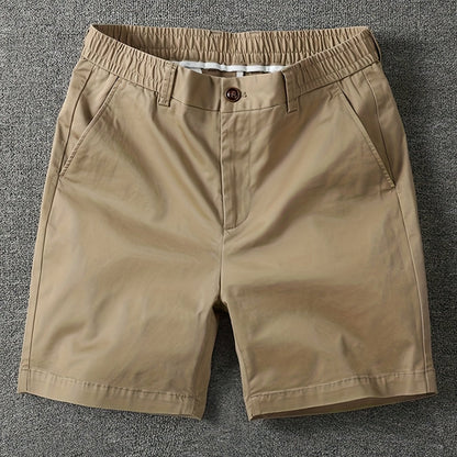 Summer Micro-elastic Casual Shorts, Four-tenths Length Shorts