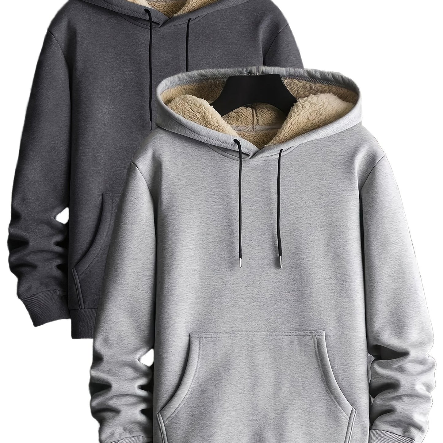 Unisex Kapuzenpullover gefüttert mit Kängurutasche – Verschiedene Farben