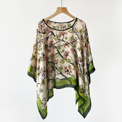 Damen Boho Poncho Tunika – Eleganter Überwurf für Strand und Freizeit