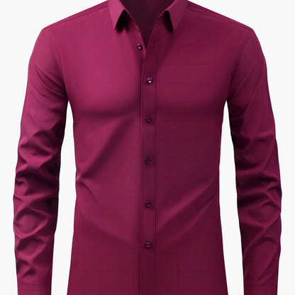 Herren Business Freizeithemd – Elegantes Langarmhemd für Alltag und Büro
