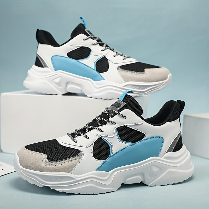 Herren Sneaker Trendige Chunky Sportschuhe Freizeit und Alltag
