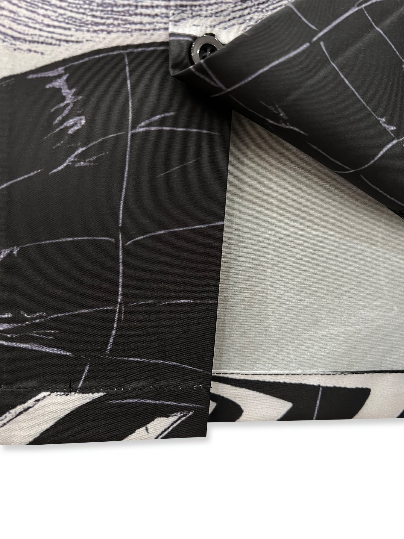 Herren Anime Grafik Kurzarm Hemd – Streetwear mit Kunst-Print