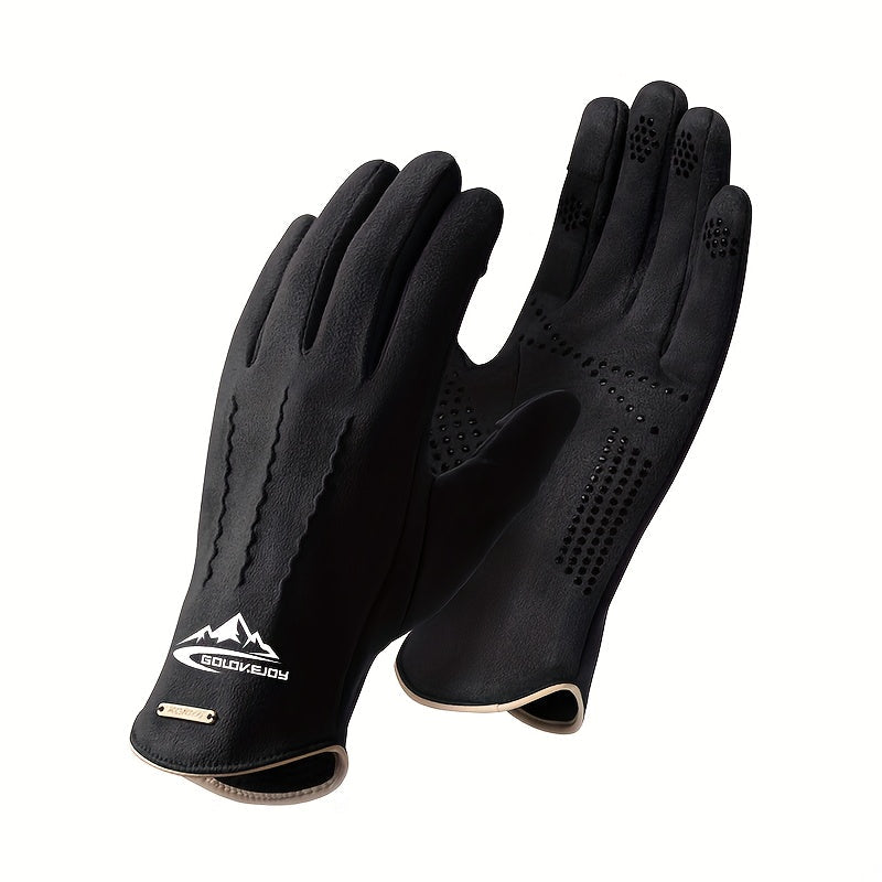 Winter Handschuhe Damen/Herren Touchscreen-kompatibel warmes Fleecefutter, Mehrere Farben