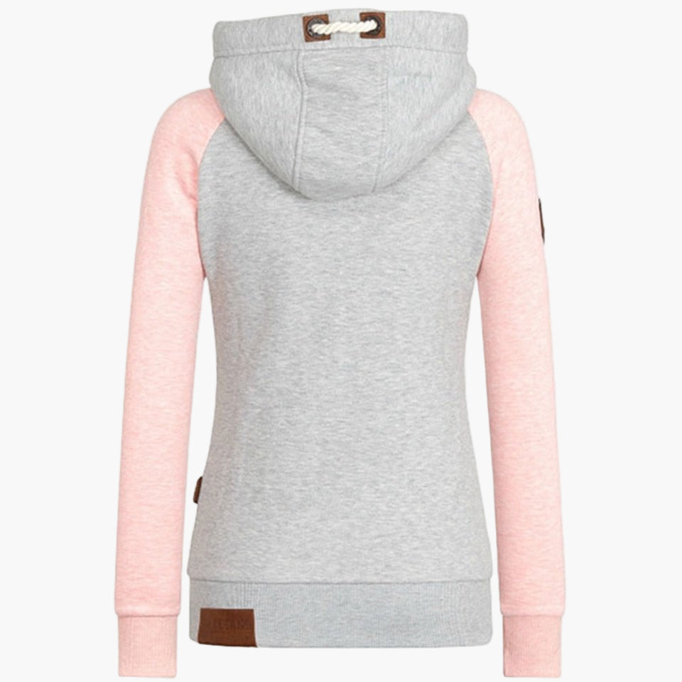 Damen Kapuzenjacke mit Reißverschluss – Bequemer Freizeitstil für Alltag & Outdoor