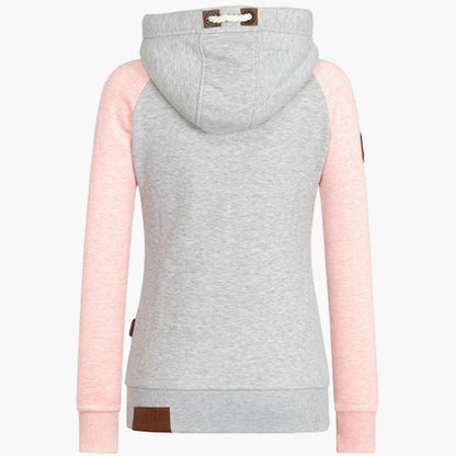Damen Kapuzenjacke mit Reißverschluss – Bequemer Freizeitstil für Alltag & Outdoor