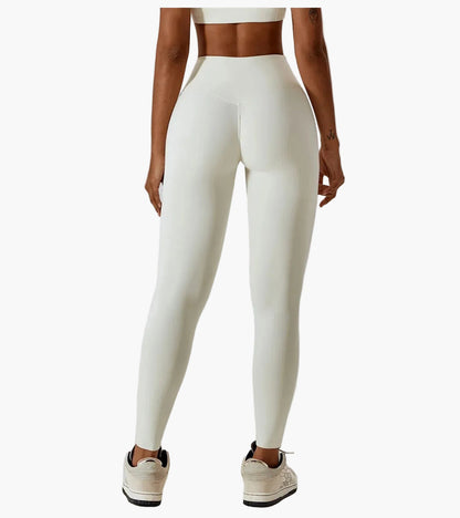 Damen High Waist Sportleggings Figurbetont für Fitness, Yoga & Freizeit