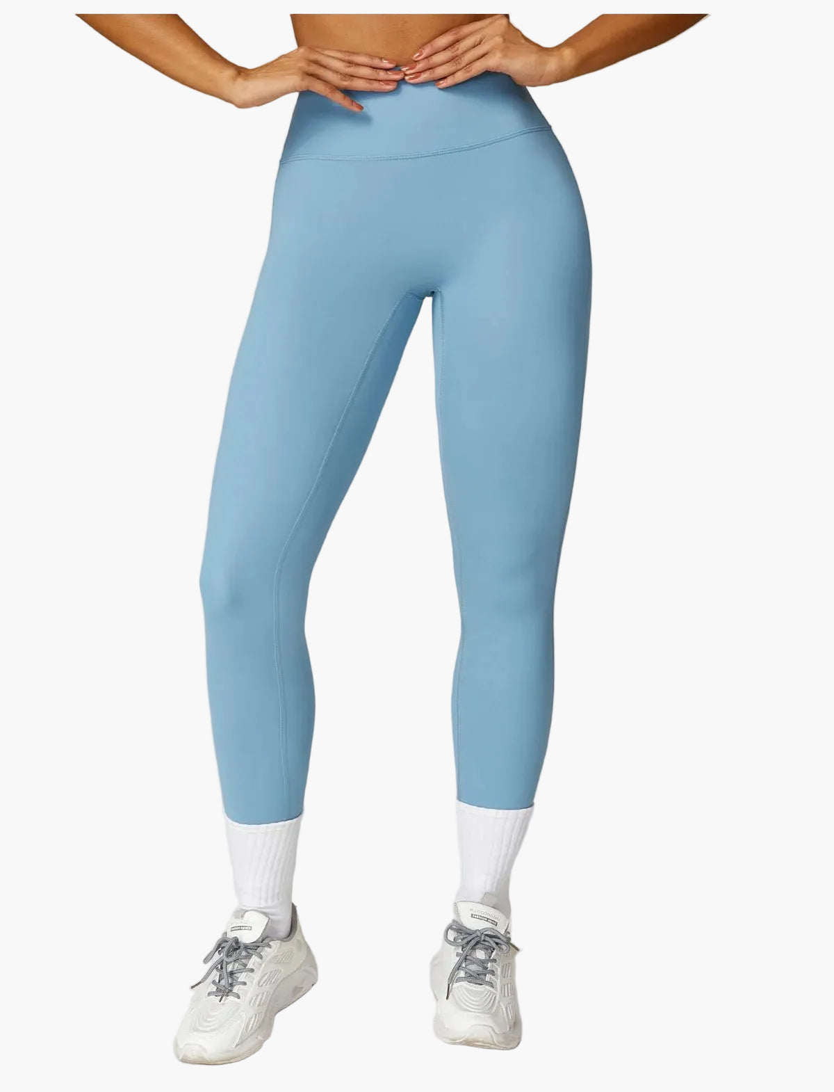 Damen High Waist Sportleggings Figurbetont für Fitness, Yoga & Freizeit