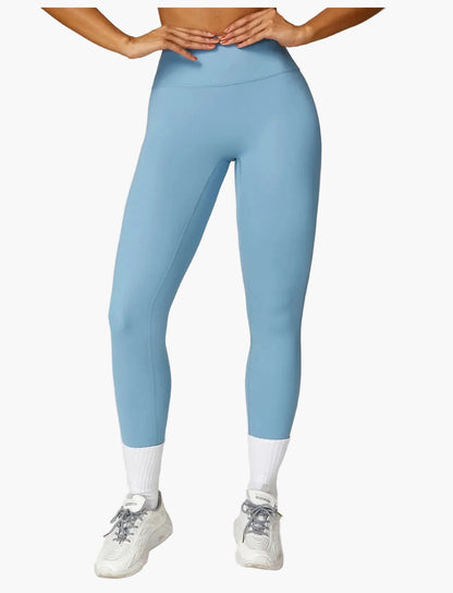 Damen High Waist Sportleggings Figurbetont für Fitness, Yoga & Freizeit