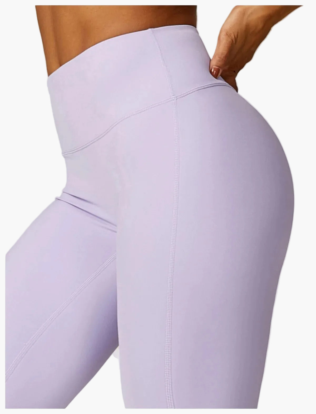 Damen High Waist Sportleggings Figurbetont für Fitness, Yoga & Freizeit