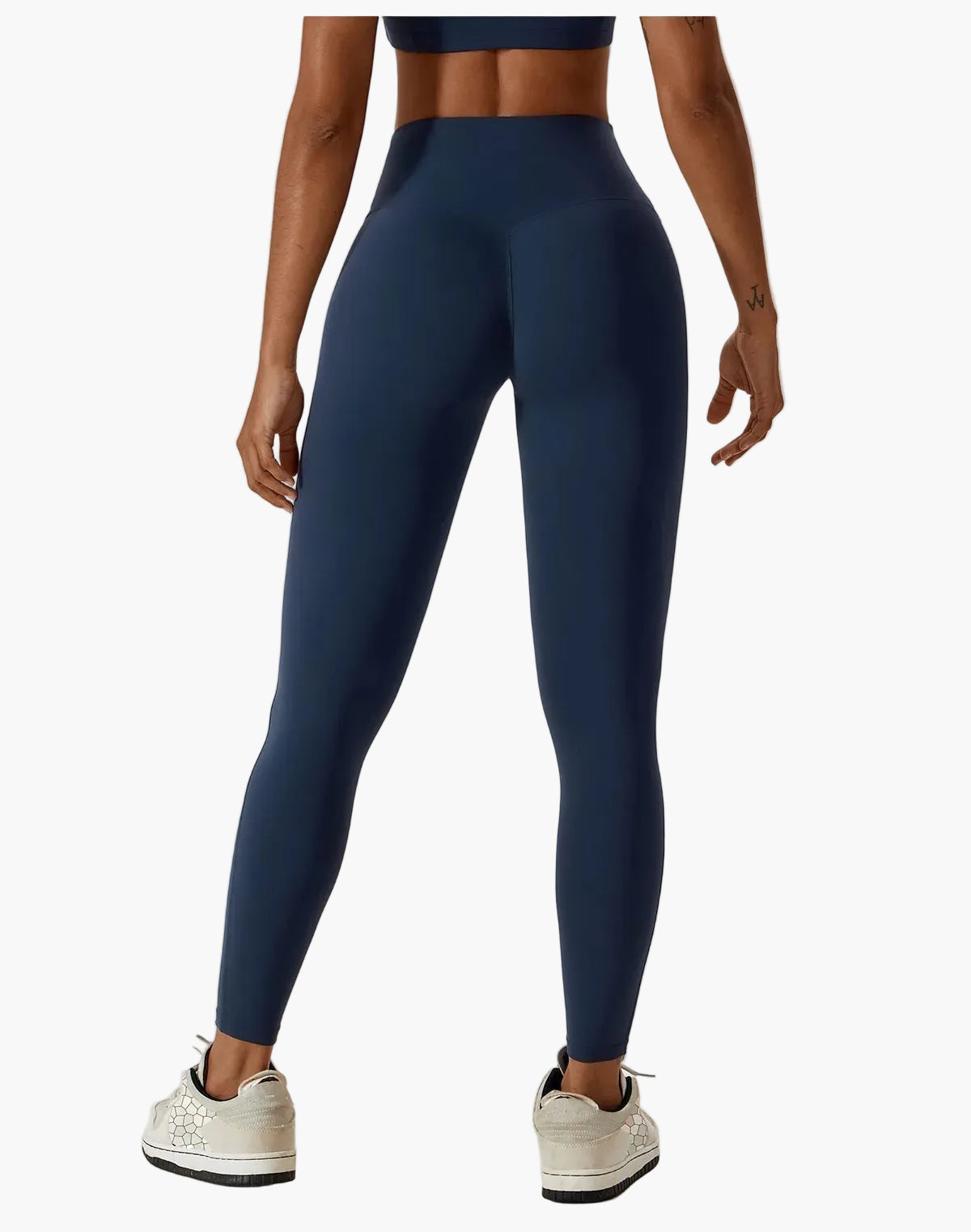 Damen High Waist Sportleggings Figurbetont für Fitness, Yoga & Freizeit