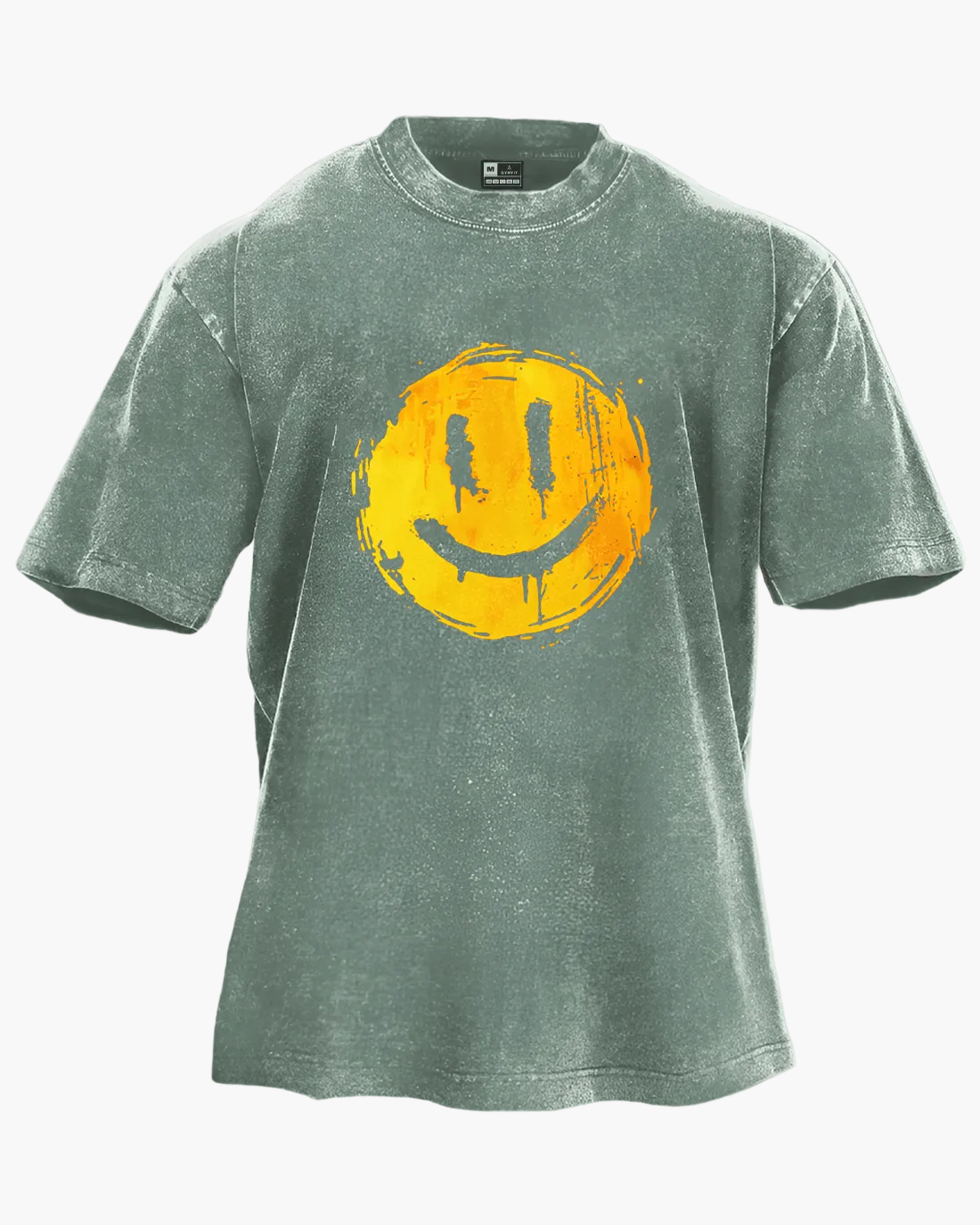Unisex Oversize T-Shirt mit Smiley-Print für trendige Streetwear-Looks