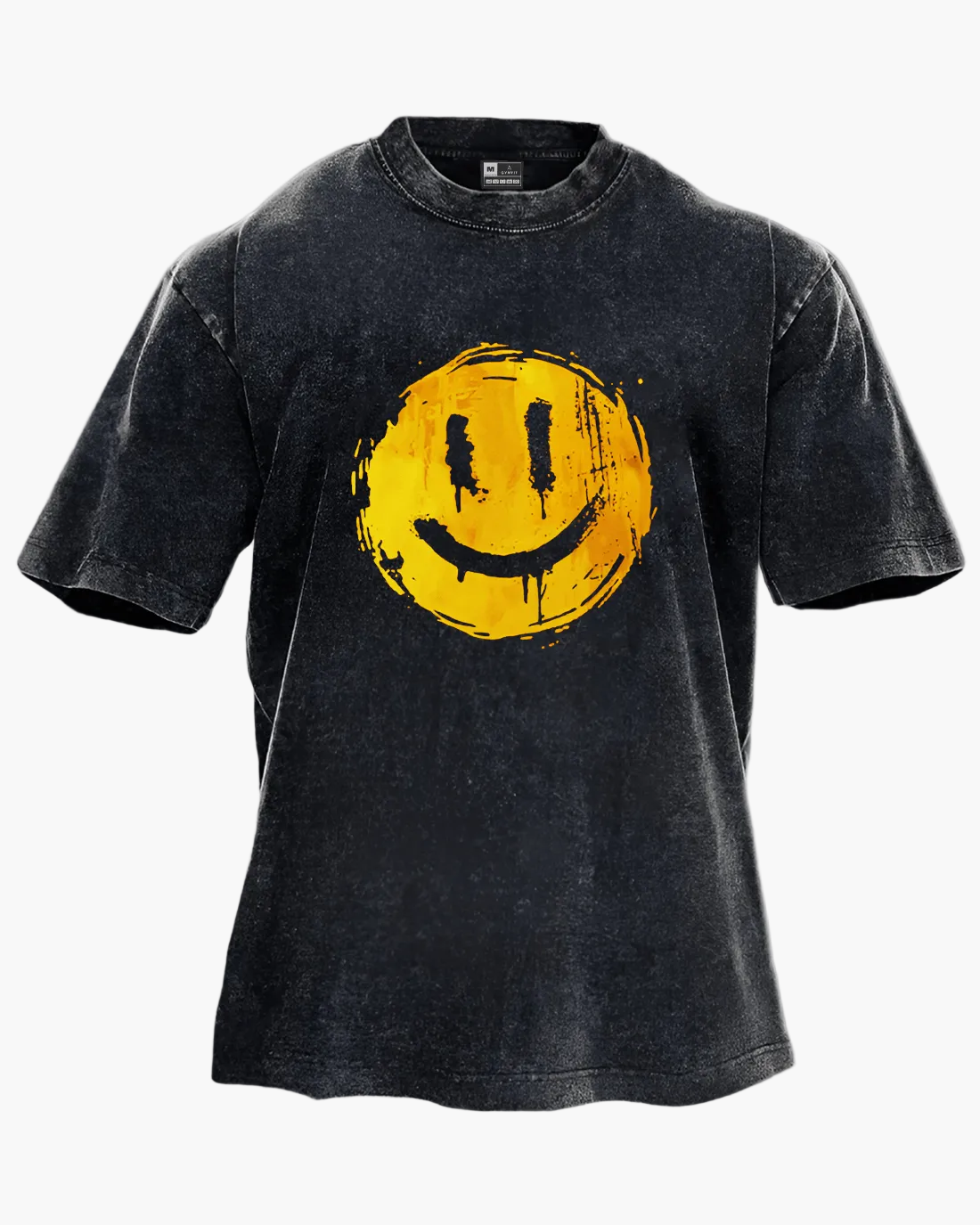 Unisex Oversize T-Shirt mit Smiley-Print für trendige Streetwear-Looks