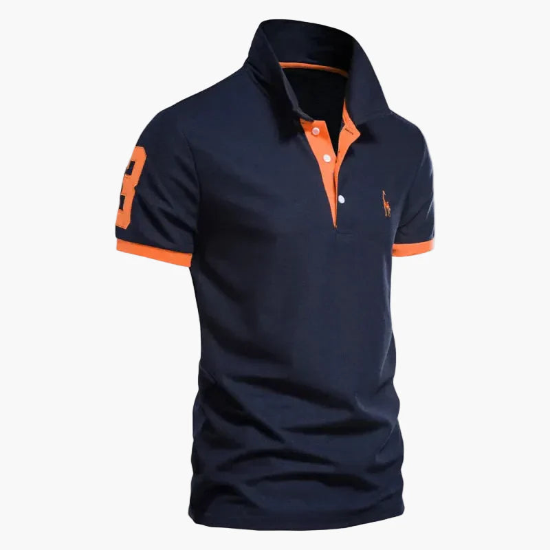 Herren Poloshirt im sportlichen Kontrast-Look – Stilvoller Klassiker für Freizeit und Business