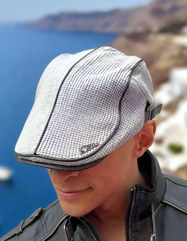 Herren Schiebermütze Klassisch Eleganter Stil – Vintage Flatcap für Alltag und Freizeit