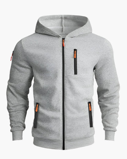 Herren Kapuzenjacke mit Reißverschluss – Sportlich & Bequem für Alltag und Freizeit