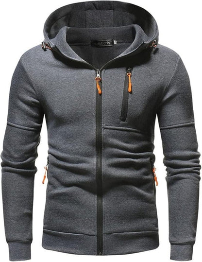Herren Kapuzenjacke mit Reißverschluss – Sportlich & Bequem für Alltag und Freizeit