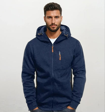 Herren Kapuzenjacke mit Reißverschluss – Sportlich & Bequem für Alltag und Freizeit