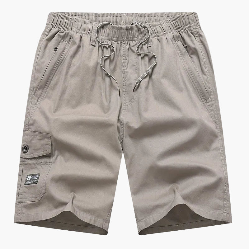 Herren Outdoor Cargo Shorts – Bequeme Freizeithose mit Taschen und Kordelzug, Ideal für Sommer und Strand