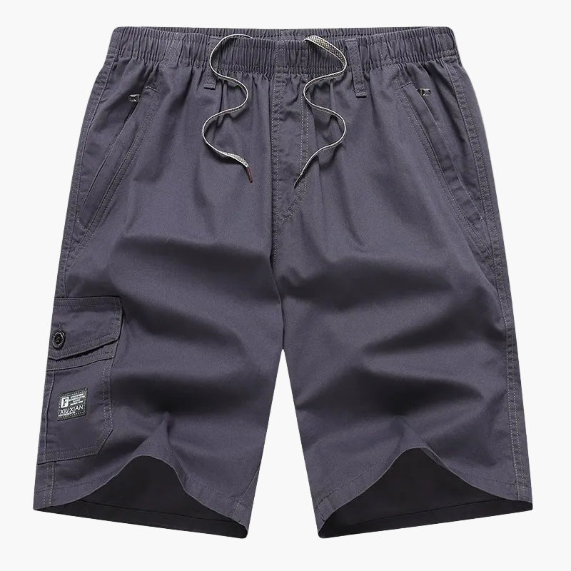 Herren Outdoor Cargo Shorts – Bequeme Freizeithose mit Taschen und Kordelzug, Ideal für Sommer und Strand