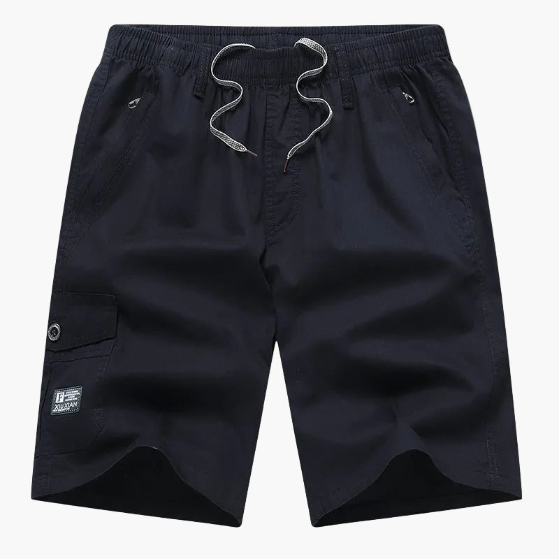 Herren Outdoor Cargo Shorts – Bequeme Freizeithose mit Taschen und Kordelzug, Ideal für Sommer und Strand