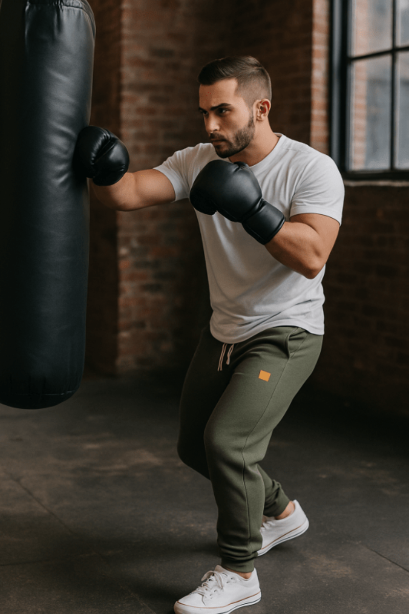 Herren Jogginghose im sportlichen Slim-Fit Design