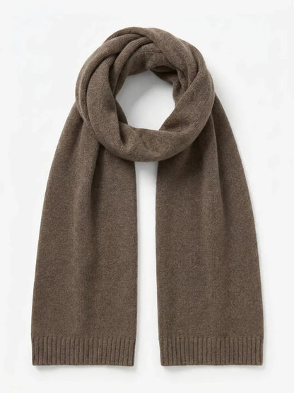 Weicher Winterschal für Damen & Herren – Unisex-Strickschal mit Rippbündchen
