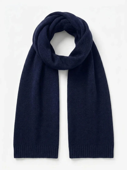 Weicher Winterschal für Damen & Herren – Unisex-Strickschal mit Rippbündchen