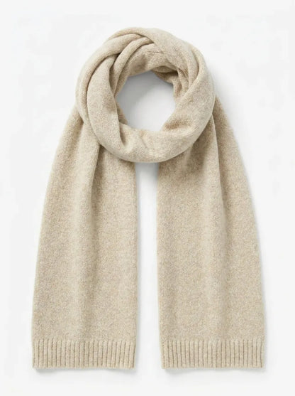 Weicher Winterschal für Damen & Herren – Unisex-Strickschal mit Rippbündchen