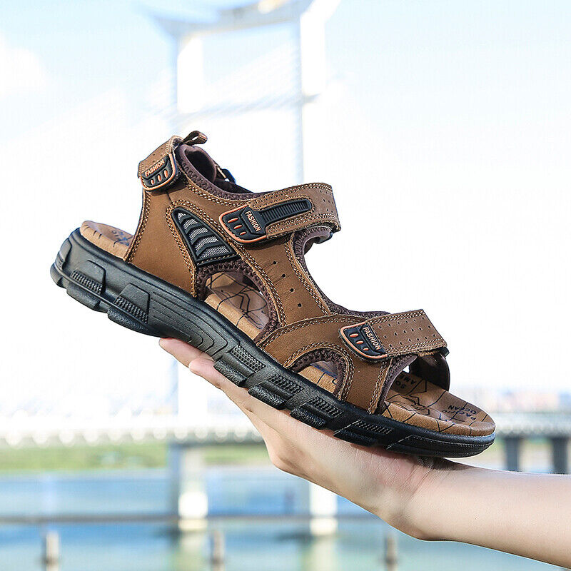 Herren Outdoor Trekking Sandalen – Bequeme Freizeitsandalen für Wanderungen und Alltag