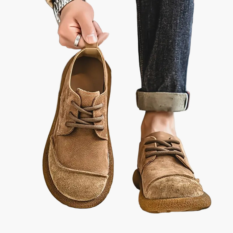 Herren Komfort-Schnürschuhe für Alltag und Büro – Orthopädischer Stil und handgefertigte Eleganz