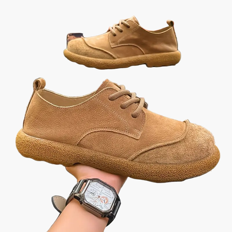 Herren Komfort-Schnürschuhe für Alltag und Büro – Orthopädischer Stil und handgefertigte Eleganz