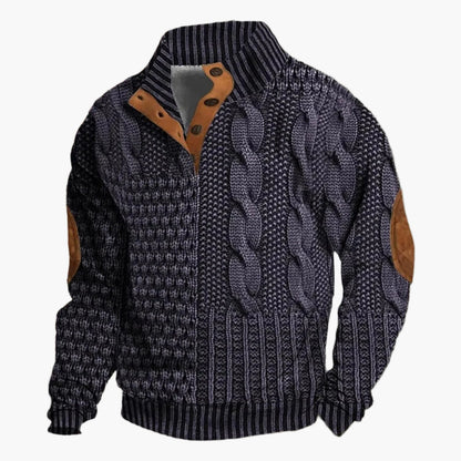 Herren Strickpullover mit Knopfleiste – Stilvoller Freizeitlook für Herbst & Winter