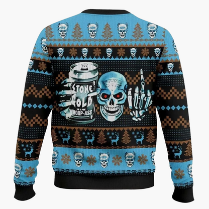 Herren Ugly Christmas Sweater Stone Cold Steve Austin Wrestling Pullover – Lustiger Fanartikel für Winter & Weihnachten