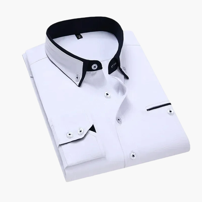 Herren Business Freizeithemd – Elegantes Langarmhemd für Büro & Alltag
