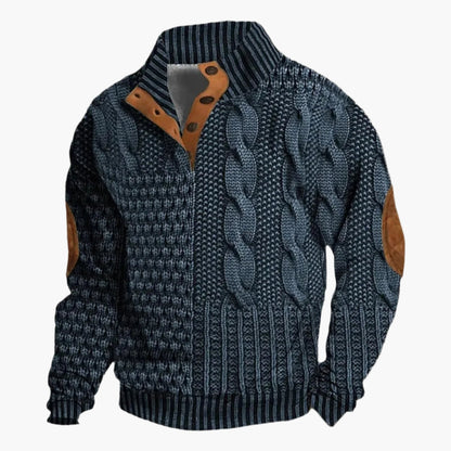 Herren Strickpullover mit Knopfleiste – Stilvoller Freizeitlook für Herbst & Winter