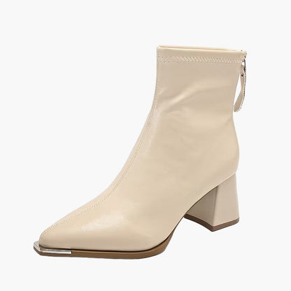 Damen Stiefeletten mit Blockabsatz – Elegante Herbst- und Winterboots für Alltag und Büro