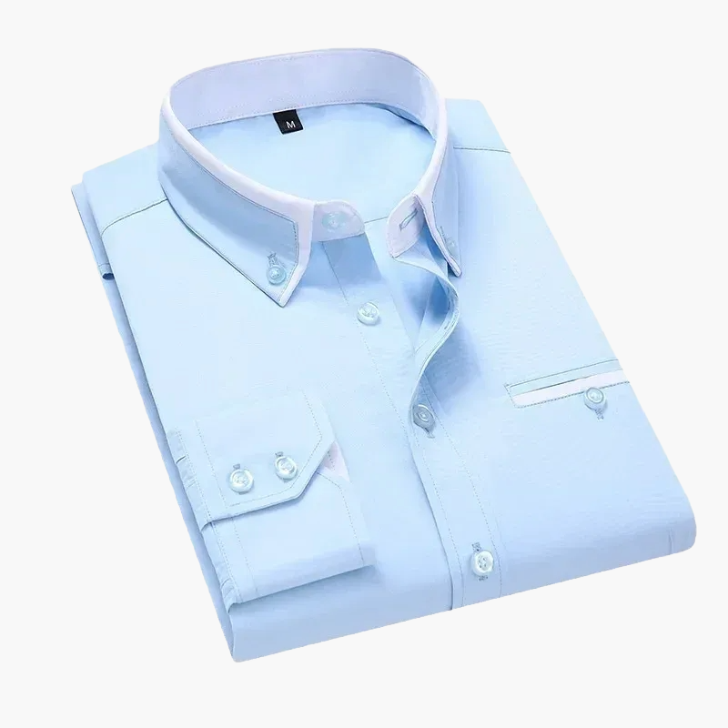 Herren Business Freizeithemd – Elegantes Langarmhemd für Büro & Alltag