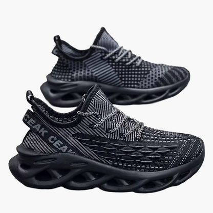 Herren Sneaker Sportliche Laufschuhe mit Atmungsaktivem Design und Modischer Sohle