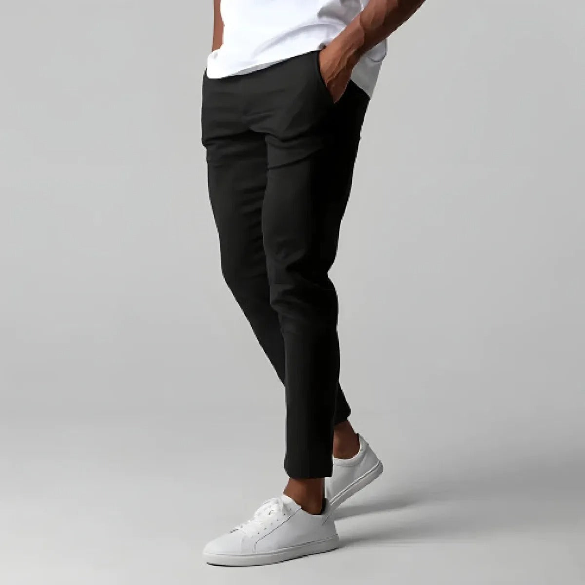 Herren Slim Fit Stoffhose – Eleganter Look für Business & Freizeit
