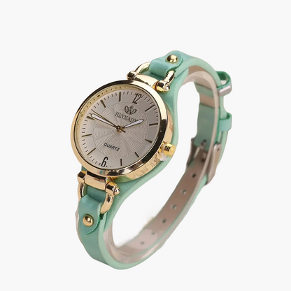 Damen Vintage Armbanduhr Klassisch Elegant – Stilvolle Quarzuhr für Alltag und Business