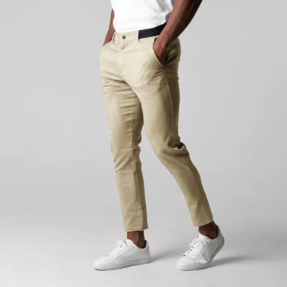 Herren Slim Fit Stoffhose – Eleganter Look für Business & Freizeit