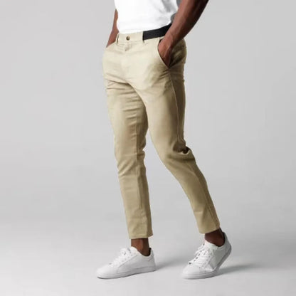 Herren Slim Fit Stoffhose – Eleganter Look für Business & Freizeit