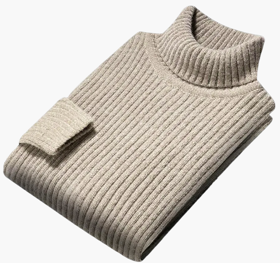Herren Strickpullover mit Rundhalsausschnitt – Klassischer Alltagsstil für Herbst und Winter