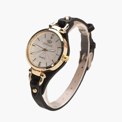 Damen Vintage Armbanduhr Klassisch Elegant – Stilvolle Quarzuhr für Alltag und Business