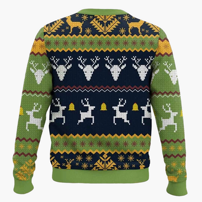 Herren Ugly Christmas Sweater mit Gaming-Motiv – Lustiger Pullover "You Found Coffee! All Hearts Restored!" für Gamer & Weihnachtsfeiern