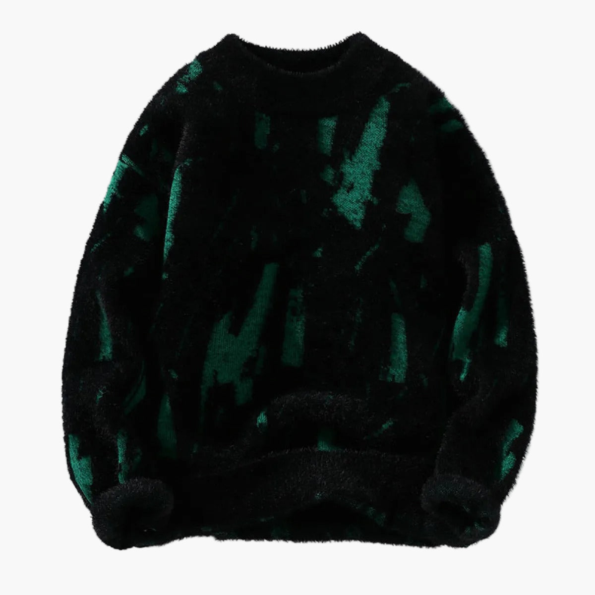 Herren Kuscheliger Strickpullover mit Modernem Muster – Stilvoller Relaxed Fit für Herbst und Winter
