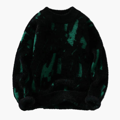 Herren Kuscheliger Strickpullover mit Modernem Muster – Stilvoller Relaxed Fit für Herbst und Winter